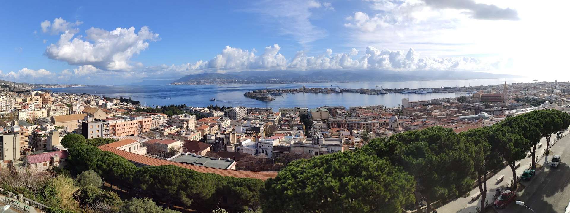 Vista panoramica di Messina